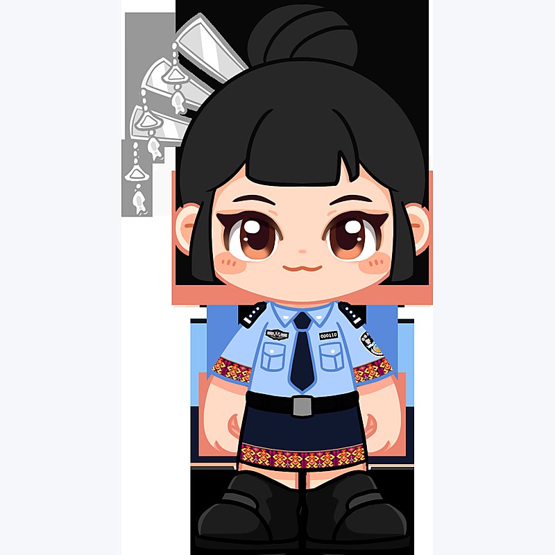 少数民族女警 IP